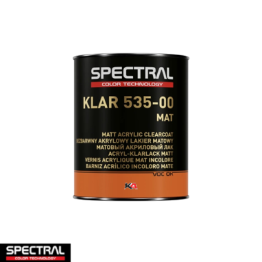 Spectral KLAR 535-00 – 1 L Matte 2K SR Blanke Lak voor Autoschadeherstel