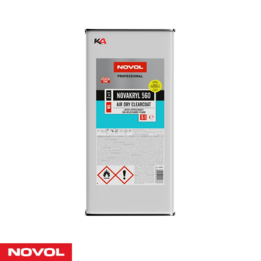 NOVOL Novakryl 560 Air Dry Premium – Sneldrogende 2K Hoogglans Blanke Lak voor Autoschadeherstel