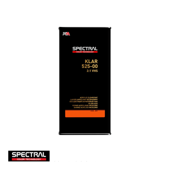 Spectral KLAR 525-00 – 5 L Professionele 2K VHS Hoogglans Blanke Lak voor Autoschadeherstel
