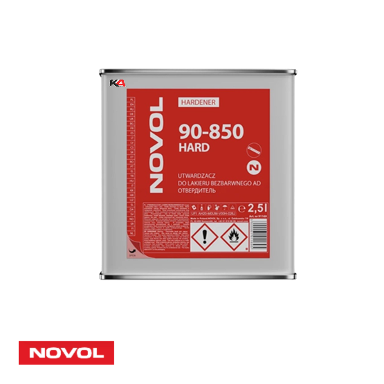 NOVOL H90-850 Hard – 2,5L Snelle 2K Verharder voor Blanke Lak