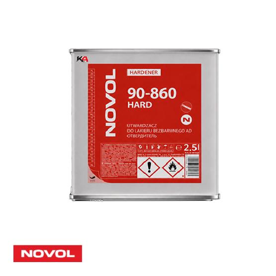 NOVOL H90-860 HARD – 2,5 L Professionele 2K Verharder voor NOVOL 8600 MEGA CLEAR
