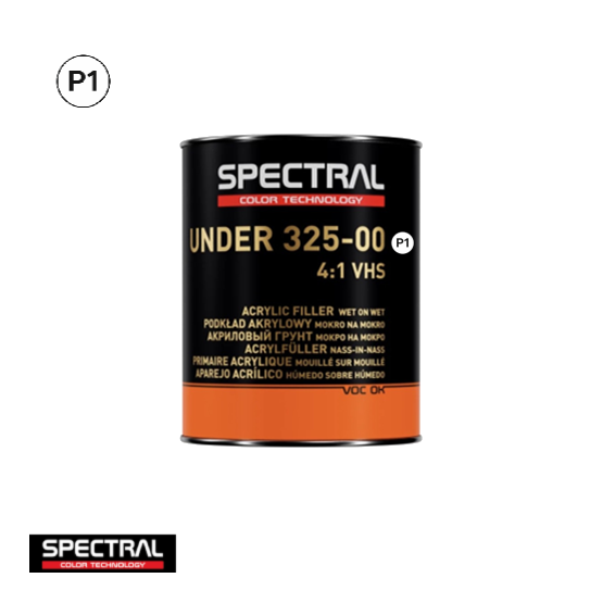 Spectral UNDER 325-00 VHS Grijs 1L – 4:1 Primer Filler voor Autoherstel