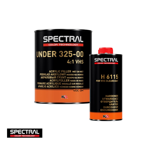 Spectral UNDER 325-00 VHS Wit 1L – 2K Wet-on-Wet Primer voor Autoschadeherstel