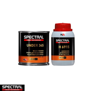 Spectral UNDER 345 Wash Primer + H6915 Set – 2K Wash Primer voor Optimale Corrosiebescherming