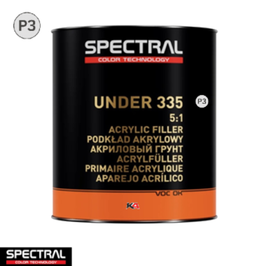 Spectral UNDER 335 P3 Grijs 3,5L – Universele 2K Acrylaat Primer voor Autoherstel