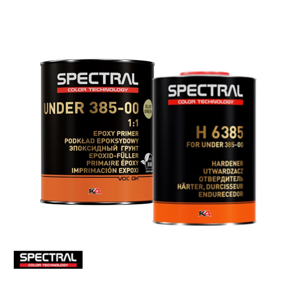 Spectral UNDER 385-00 Epoxy Primer Olive + H6385 Set – 2K Epoxy Primer voor Corrosiebescherming