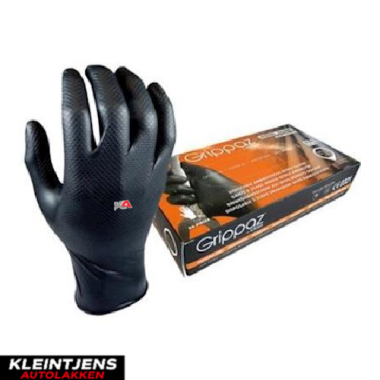 OXXA X-Grippaz Pro 44-550 Maat 10/XL – Zwarte Nitril Werkhandschoenen (50 Stuks)