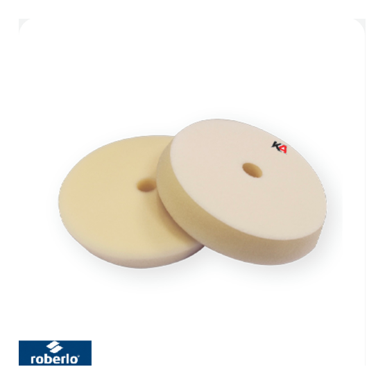 Roberlo Polijstpad Wit 150mm – Hard voor Zware Lakcorrectie en Krassenverwijdering