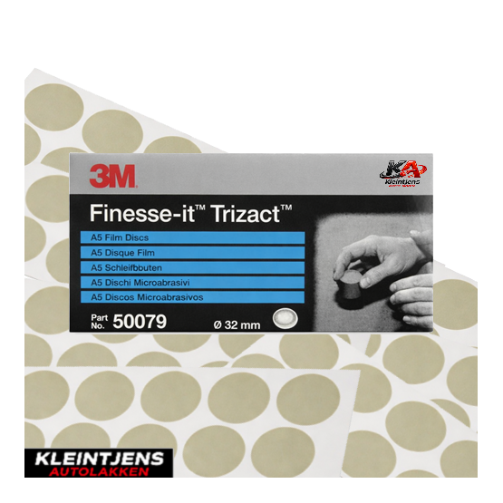 3M 50079 Finesse-it Trizact Polijstschijfjes Ø35mm – Voor Lakcorrectie en Spot Repai