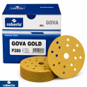 Roberlo Gova Gold P280 Schuurschijven 150mm 15 Gaten – 100 Stuks voor Voorbereiding van Primer en Lak