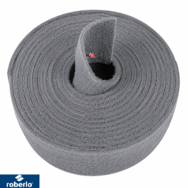 Roberlo ROBBRITE Vliesrol Grijs 115mm x 10m – Voor Matteren en Oppervlaktevoorbereiding