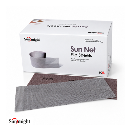 SunNet Abralon Schuurstroken P120 198x70mm – 50 Stuks voor Schuren van Plamuur en Primer