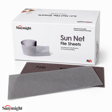 SunNet Abralon Schuurstroken P240 198x70mm – 50 Stuks voor Voorbereiding van Primer en Lak