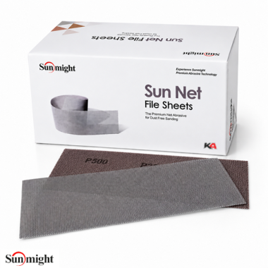 SUNMIGHT SunNet Abralon Schuurstroken P500 198 × 70 mm (50 stuks) – Voor Fijn Schuren van Primer en Lak