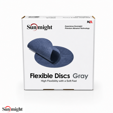 SUNMIGHT Flexible Discs Gray K3000 150mm – 25 Stuks voor Polijstvoorbereiding en Lakcorrectie