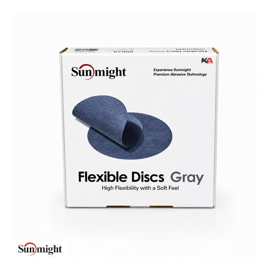 SUNMIGHT Flexible Discs Gray K3000 150mm – 25 Stuks voor Polijstvoorbereiding en Lakcorrectie