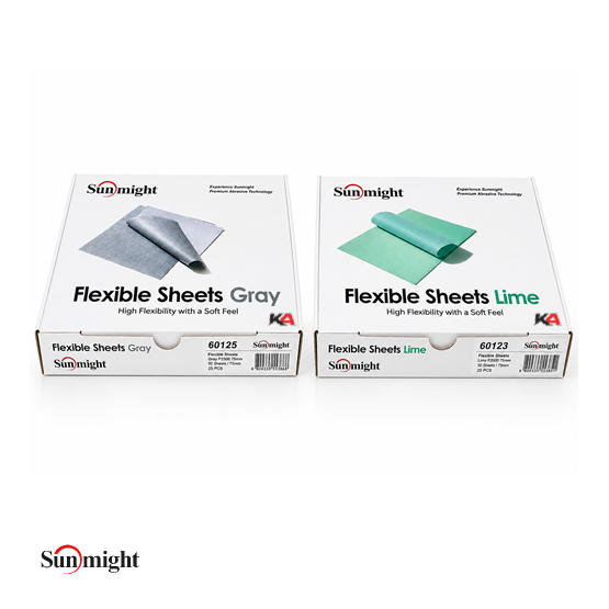 SUNMIGHT Flexible Sheets Gray 130x170mm. - K3000 (25 stuks)  | Kleintjens Autolakken