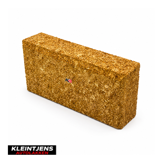 Schuurkurk 105x60x25mm – Handschuurblok voor Vlakschuren en Schuurwerk