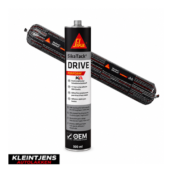 SikaTack® DRIVE Purform® 300 ml – Autoruitlijm met 60 Minuten Veilige Wegrijtijd