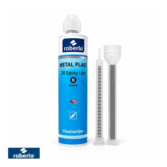 Roberlo Metal Plast 195ml – 2K Epoxylijm voor Metaal en Carrosseriereparaties