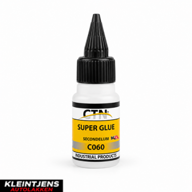 CTN Super Glue C060 – Snellijm voor Kunststof, Metaal en Universele Reparaties