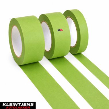 Maskeertape Aqua Groen 110°C 19 mm – Professionele Afplaktape voor Spuitwerk (48 Rollen)