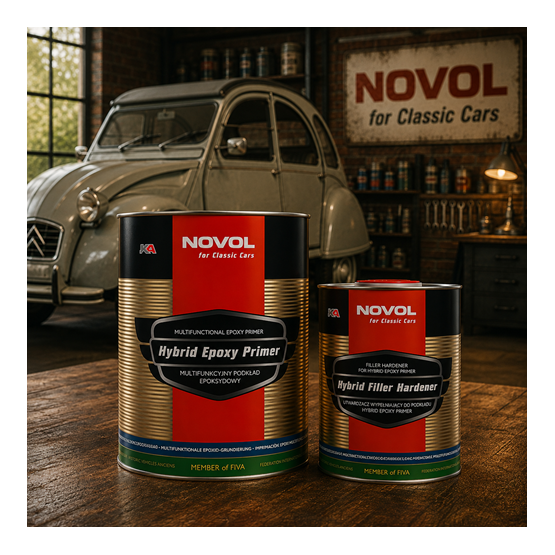 NOVOL For Classic Cars Hybrid Filler Hardener 700 ml – 2K Verharder voor Hybrid Epoxy Primer