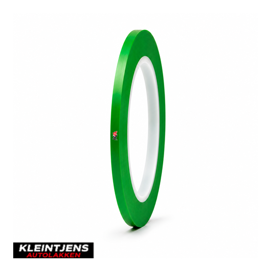Roberlo Finelinetape 3 mm x 55 m – Groen Vinyl Afplaktape voor Strakke Laklijnen