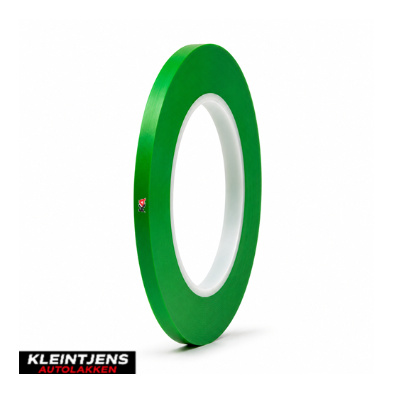 Roberlo Finelinetape 6 mm x 55 m – Groen Vinyl Afplaktape voor Strakke Laklijnen