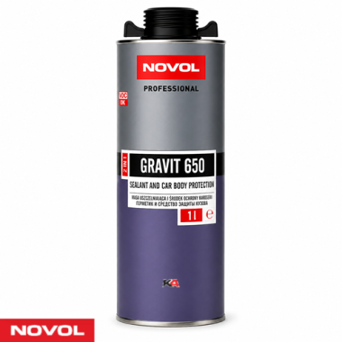 NOVOL GRAVIT 650 Zwart – 2-in-1 Kit en Carrosseriebescherming voor Autoherstel