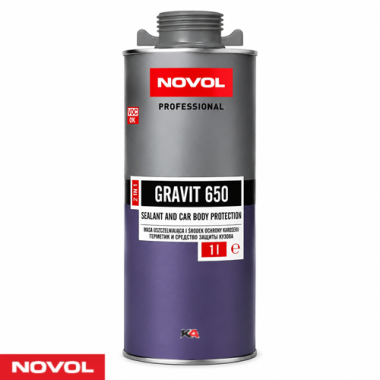 NOVOL GRAVIT 650 Grijs – 2-in-1 Kit en Carrosseriebescherming voor Autoherstel