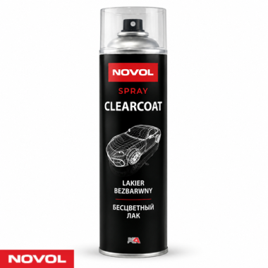 NOVOL Blanke Lak Hoogglans Spuitbus 500ml voor Auto & Carrosserie