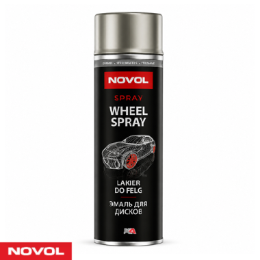 NOVOL Velgen Zilver Spuitbus 500ml voor Velgen & Autoherstel