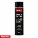 NOVOL Acrylic Topcoat Spray Zwart Hoogglans 1K Acryl Aflak Spuitbus voor Autoherstel