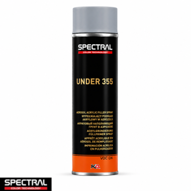 Spectral UNDER 355 Spray Filler 500 ml – Sneldrogende Acryl Filler Spray voor Spotrepair & Autoschadeherstel