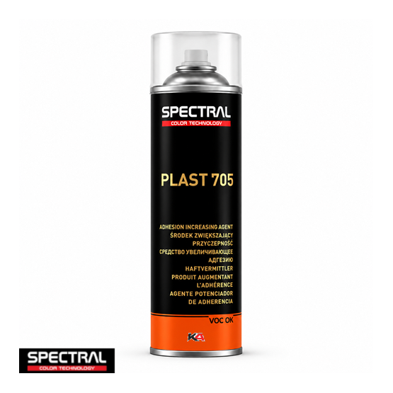 Spectral PLAST 705 Kunststof Primer Spray 500 ml – Hechtprimer voor Kunststof Auto-onderdelen