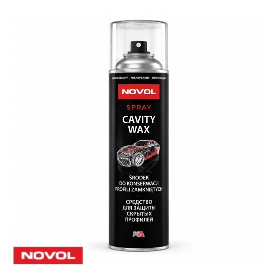 NOVOL Cavity Wax Spuitbus 500ml Holle Ruimte Anti-Roestbescherming voor Auto’s
