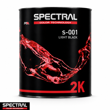 SPECTRAL 2K Mengkleur S-001 Light Black – 3,5 L 2K Acrylaat Mengkleur