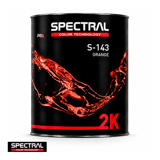 SPECTRAL 2K Mengkleur S-143 Orange – 3,5 L 2K Acrylaat Mengkleur