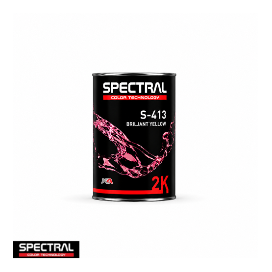 SPECTRAL 2K Mengkleur S-413 Brilliant Yellow – 800 ml 2K Acrylaat Mengkleur