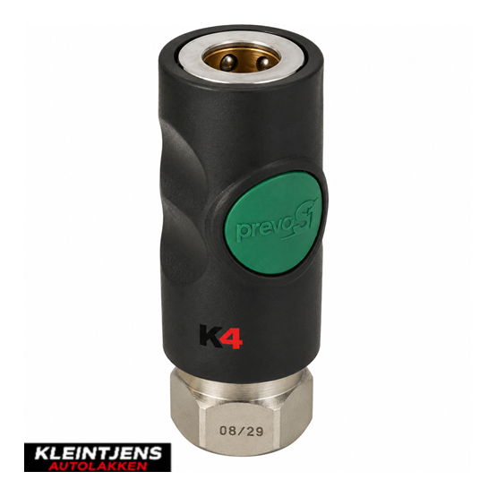 Prevost High Flow Snelkoppeling Binnendraad G1/4" – Professionele Persluchtkoppeling voor Hoog Debiet