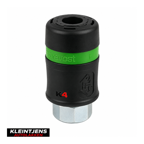 Prevost High Flow Snelkoppeling Binnendraad G1/4" – Professionele Persluchtkoppeling voor Hoog Debiet