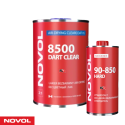 NOVOL 8500 DART Clear + HARD 90-850 Set – Professionele Air Dry 2K Hoogglans Blanke Lak