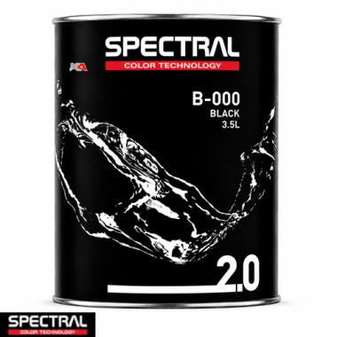 Spectral BASE 2.0 B-000 Black 3,5L – Professionele Basislak Mengkleur voor Kleurmenging