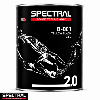 Spectral BASE 2.0 B-001 Yellow Black – 3,5 L Solventgedragen Basislak Mengkleur