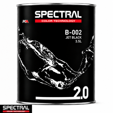 Spectral BASE 2.0 B-002 Jet – 3,5 L Solventgedragen Basislak Mengkleur