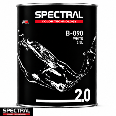 Spectral BASE 2.0 B-090 White – 3,5 L Solventgedragen Basislak Mengkleur