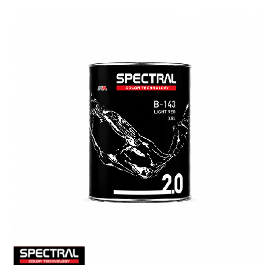 Spectral BASE 2.0 B-143 Light Red - 0,8 L Solventgedragen Basislak Mengkleur