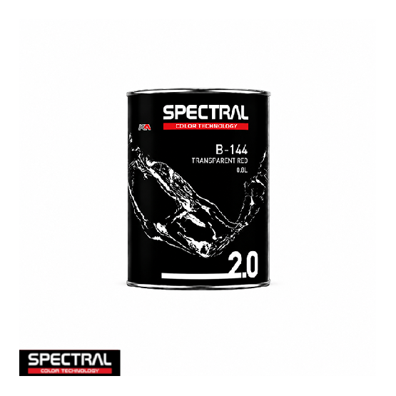 Spectral BASE 2.0 B-144 Transparent Red - 0,8 L Solventgedragen Basislak Mengkleur