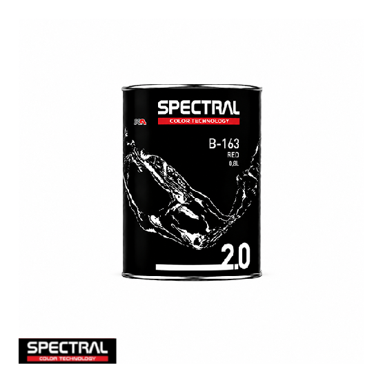 Spectral BASE 2.0 B-163 Red - 0,8 L Solventgedragen Basislak Mengkleur